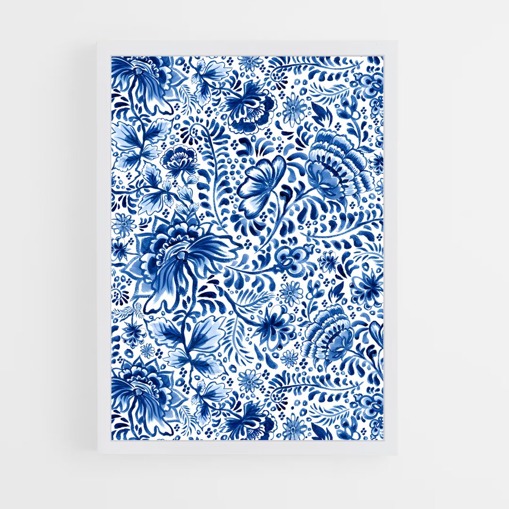 ap-chinoiserie patterns-6 cadre Blanc