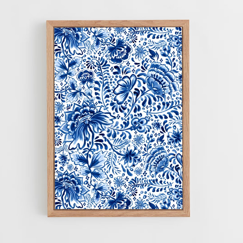 ap-chinoiserie patterns-6 cadre Bois clair