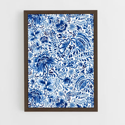 ap-chinoiserie patterns-6 cadre Bois foncé