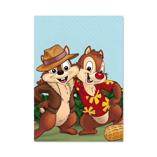 Poster Chip et Dale Aventuriers