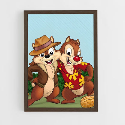 ap-chip and dale-2 cadre Bois foncé