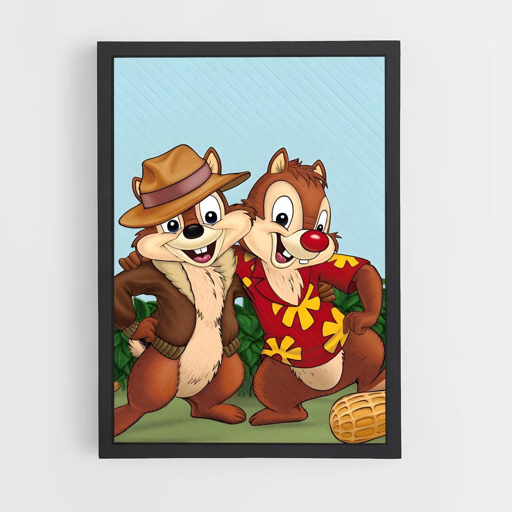 ap-chip and dale-2 cadre Noir