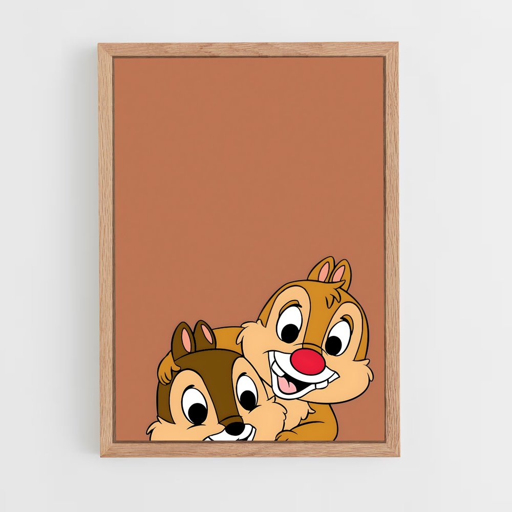 ap-chip and dale-3 cadre Bois clair