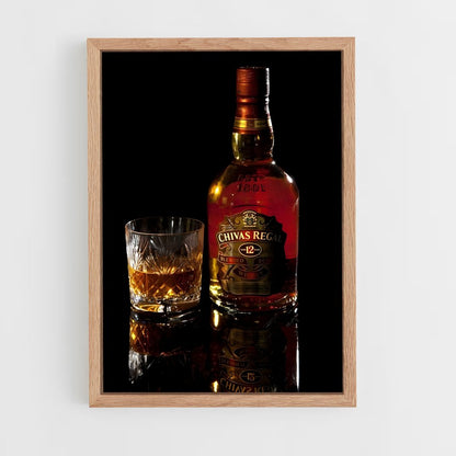 ap-chivas regal-5 cadre Bois clair