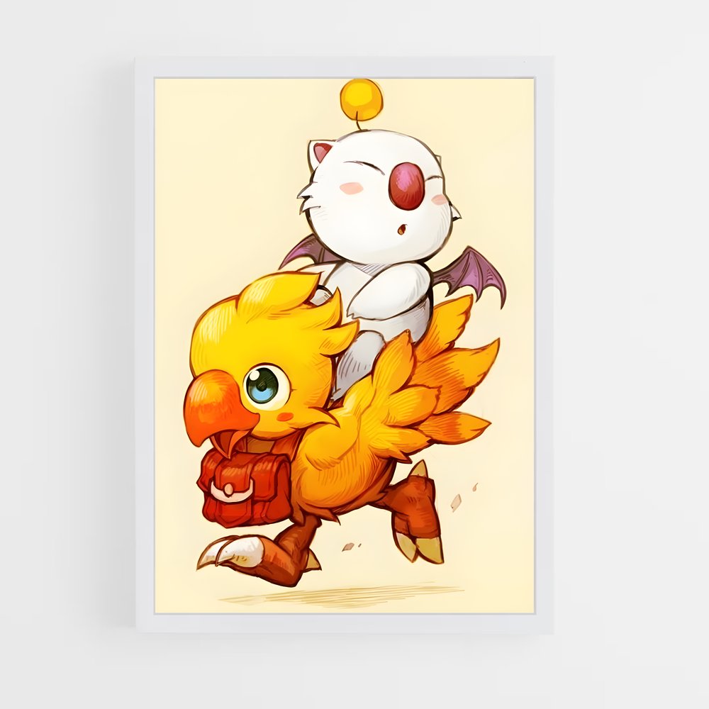 ap-chocobo-1 cadre Blanc