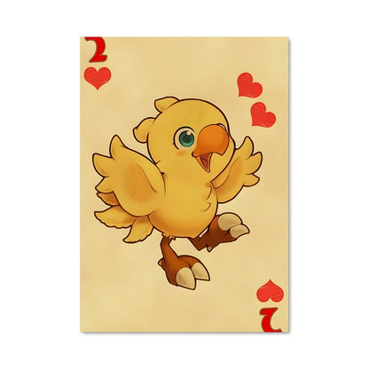 Poster Chocobo Amoureux