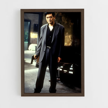 ap-chow yun-fat-2 cadre Bois foncé