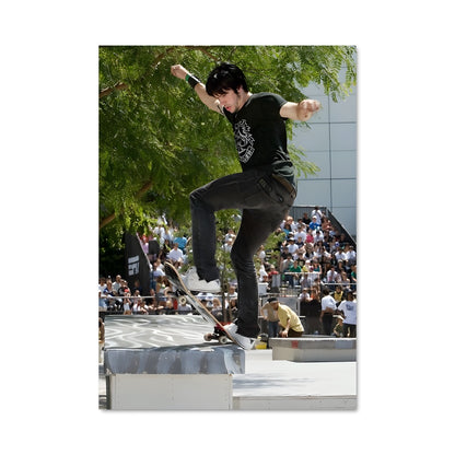 Poster Trickster au Skatepark
