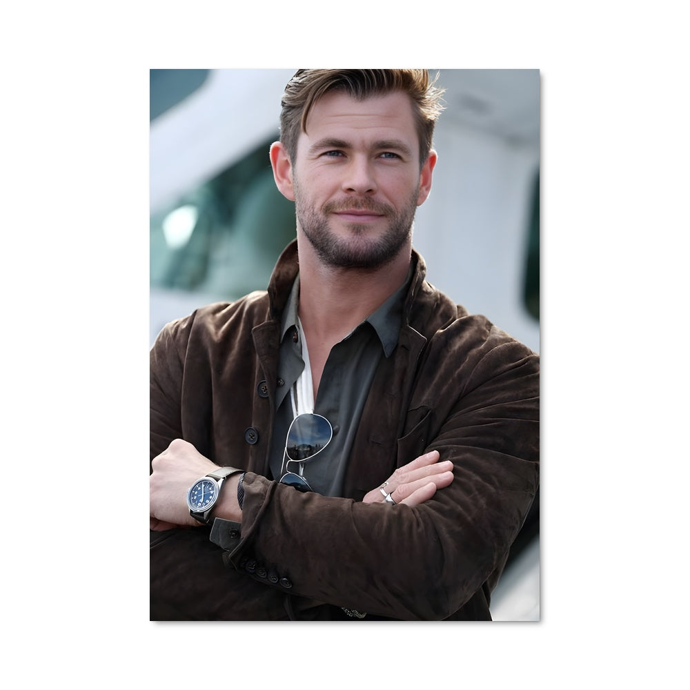 Poster L'Homme au Veste Brune
