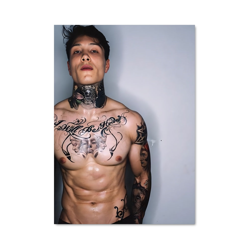 Poster Tatouage et Force