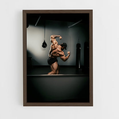 ap-chris bumstead-8 cadre Bois foncé