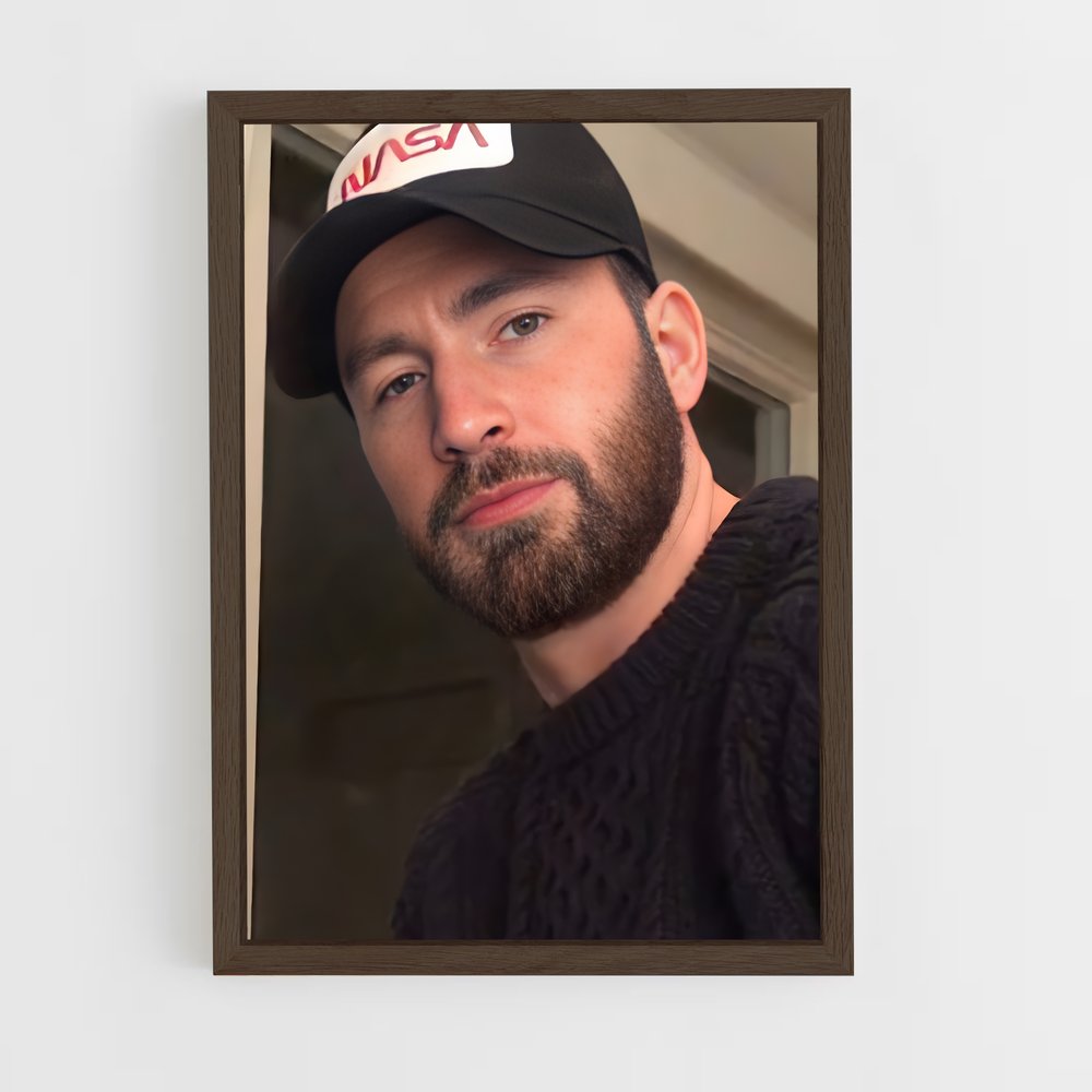 ap-chris evans-8 cadre Bois foncé