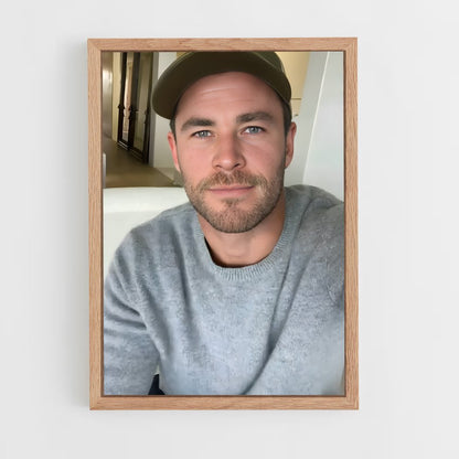 ap-chris hemsworth-1 cadre Bois clair