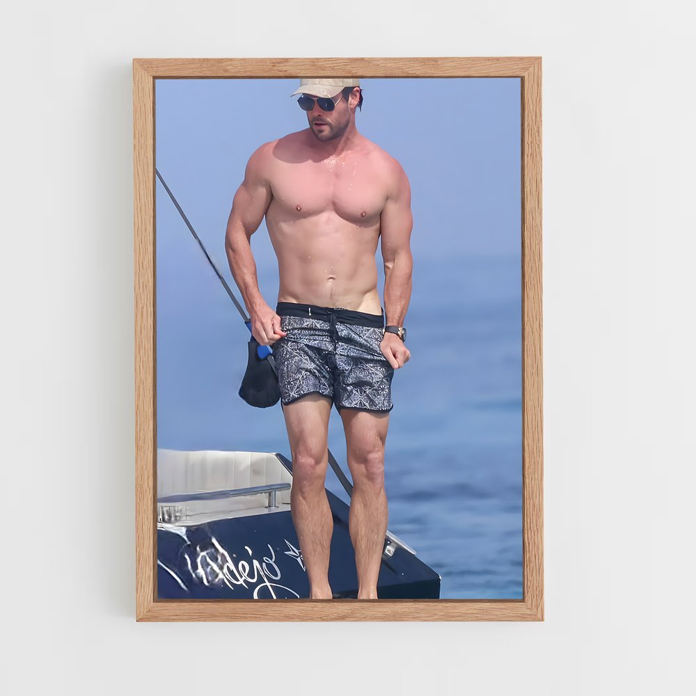 ap-chris hemsworth-12 cadre Bois clair