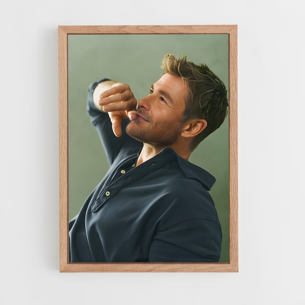 ap-chris hemsworth-2 cadre Bois clair