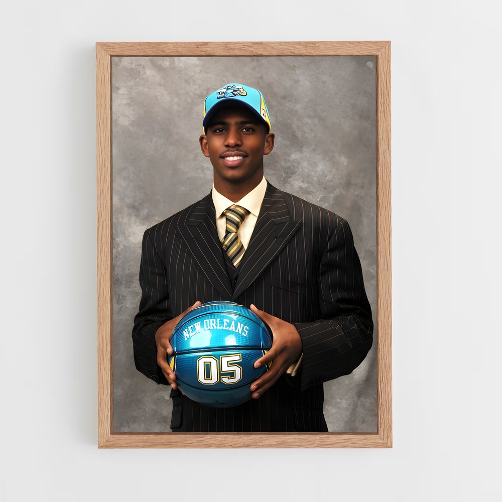 ap-chris paul-1 cadre Bois clair