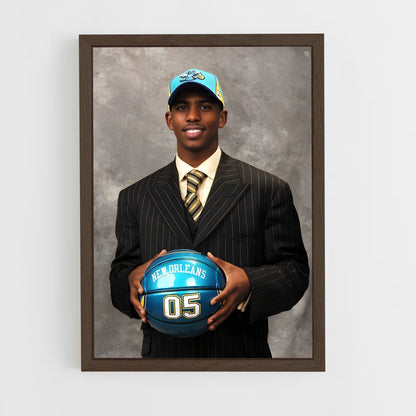 ap-chris paul-1 cadre Bois foncé