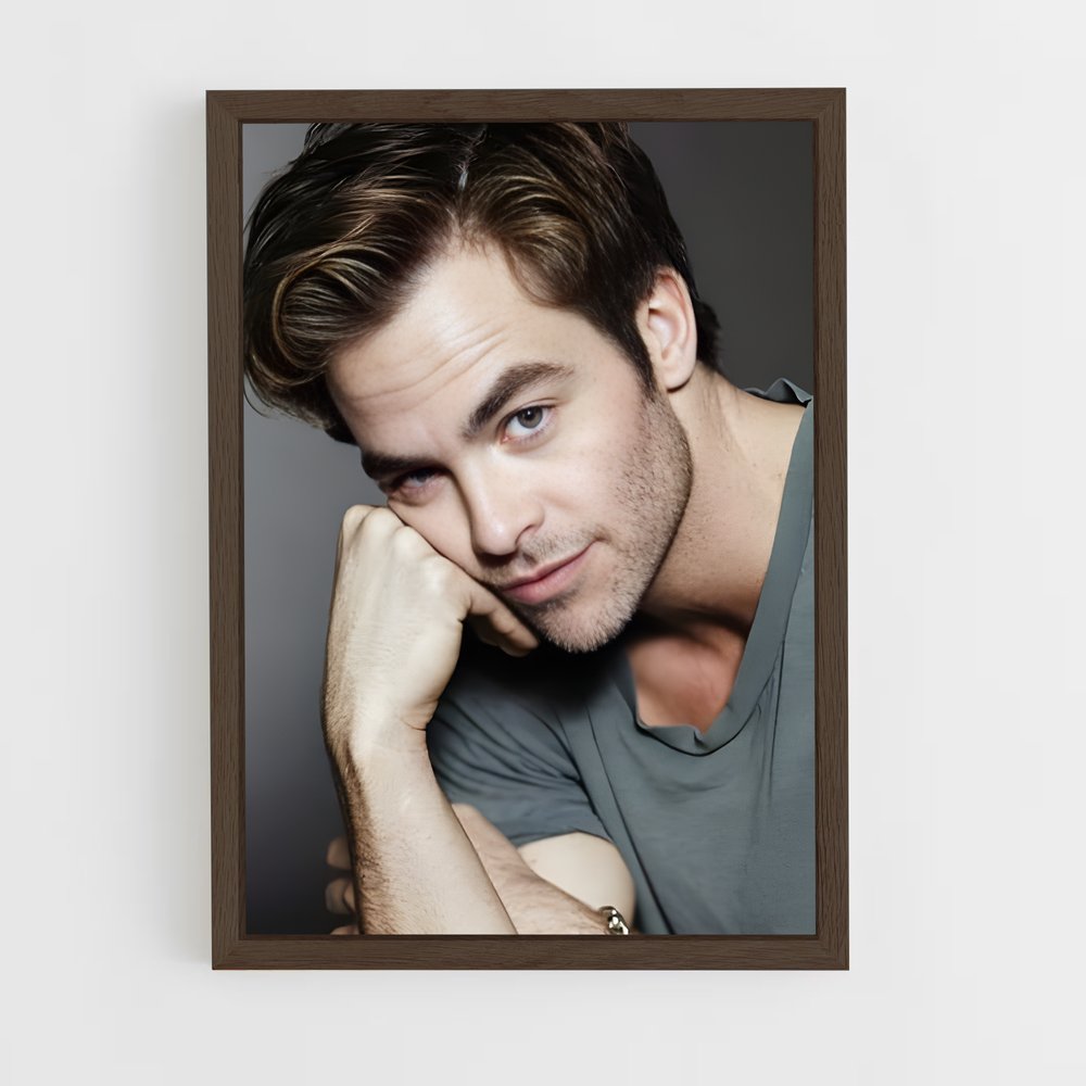 ap-chris pine-4 cadre Bois foncé