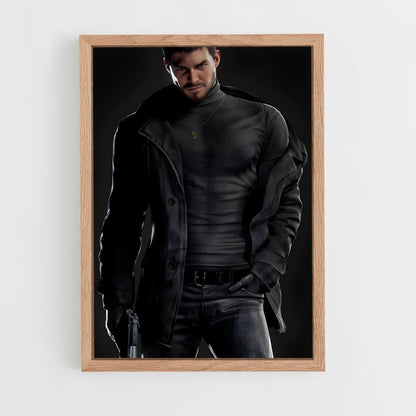 ap-chris redfield-1 cadre Bois clair