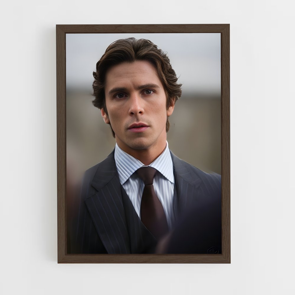 ap-christian bale-1 cadre Bois foncé