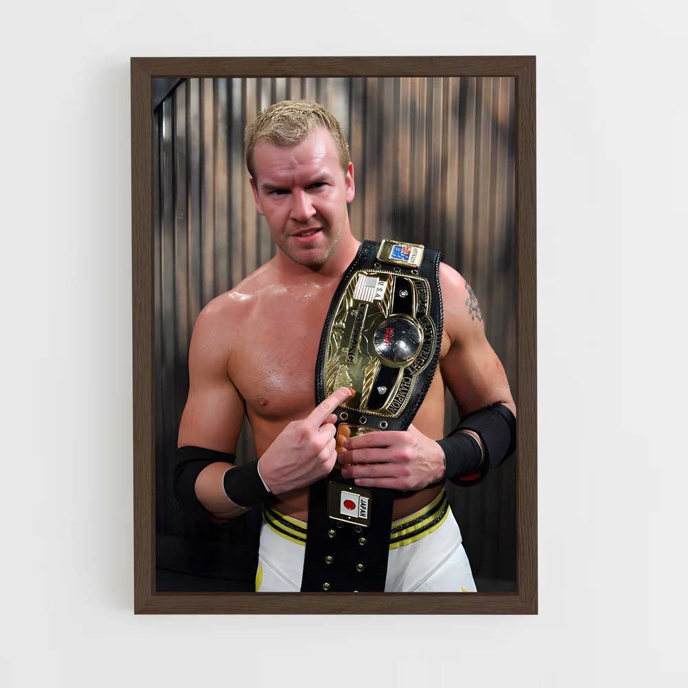 ap-christian cage-2 cadre Bois foncé