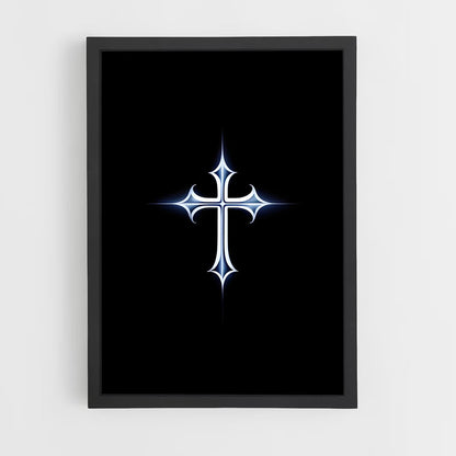 ap-christian cross-4 cadre Noir