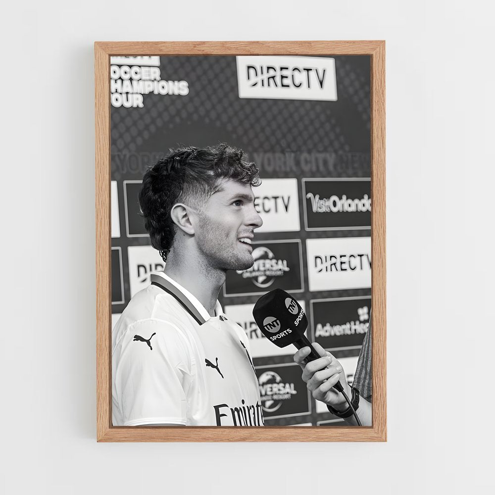 ap-christian pulisic-3 cadre Bois clair