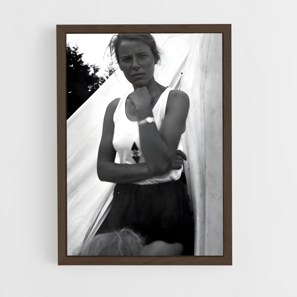 ap-christiane kerner-1 cadre Bois foncé