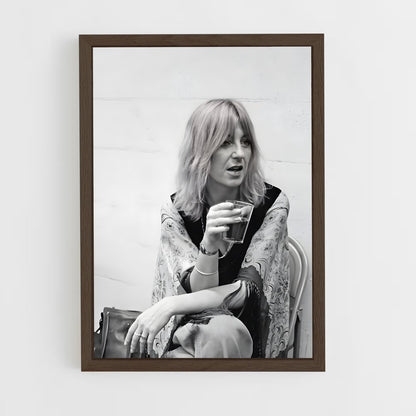 ap-christine mcvie-8 cadre Bois foncé