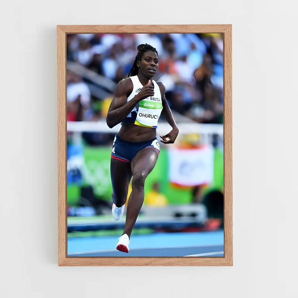 ap-christine ohuruogu-2 cadre Bois clair