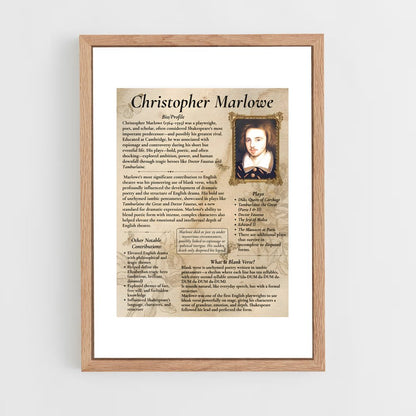 ap-christopher marlowe-2 cadre Bois clair