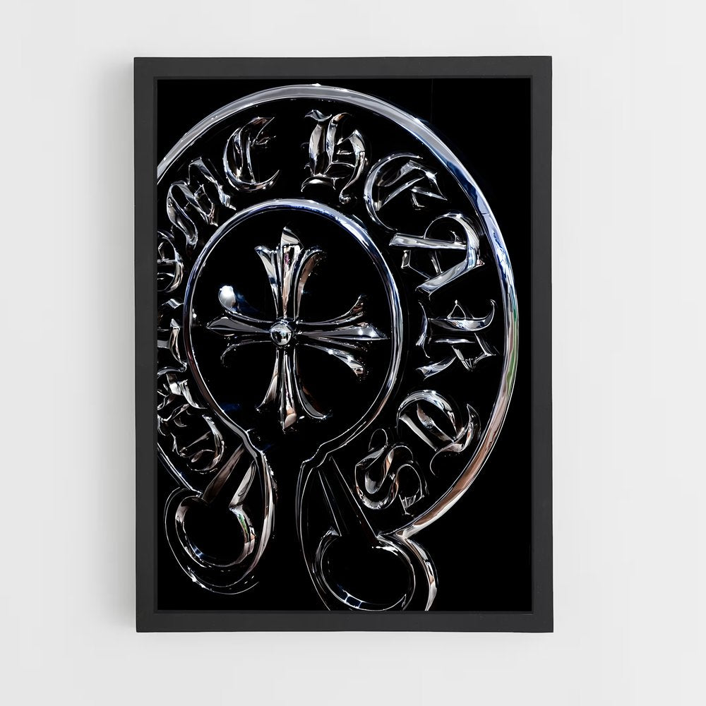 ap-chrome hearts-6 cadre Noir