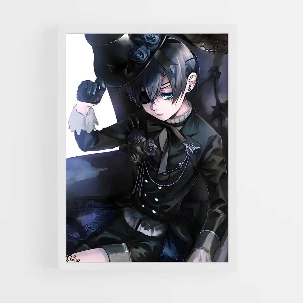 ap-ciel phantomhive-3 cadre Blanc