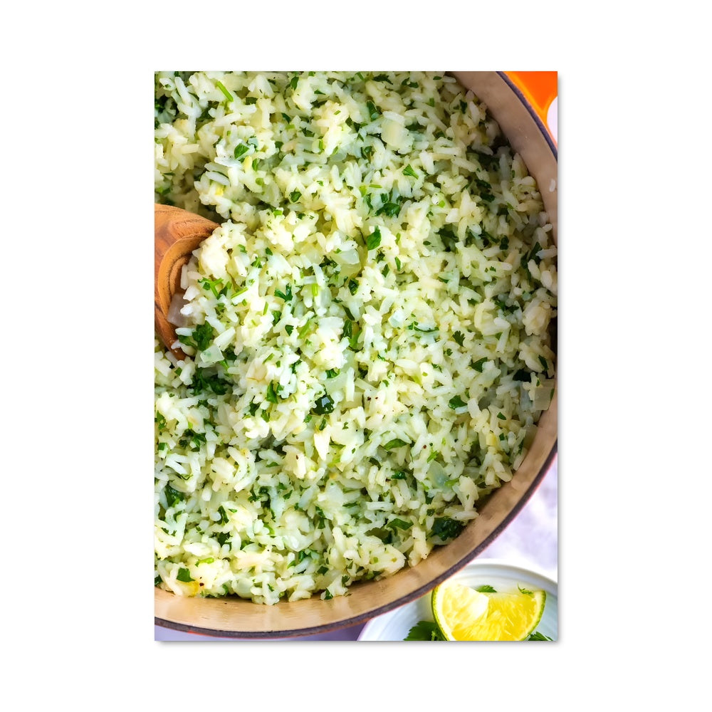 Poster Cilantro Rice Delight