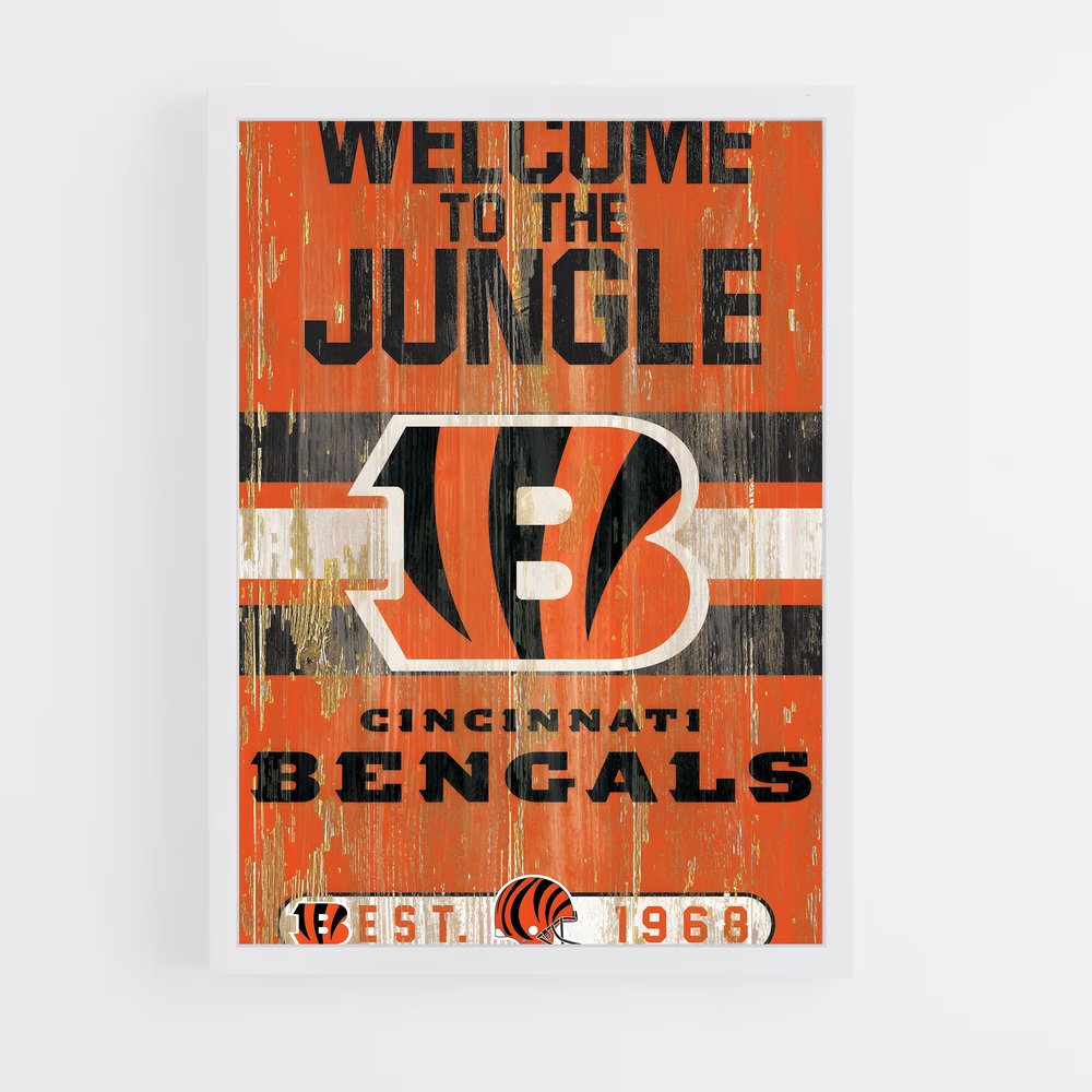 ap-cincinnati bengals-6 cadre Blanc