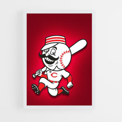 ap-cincinnati reds-1 cadre Blanc