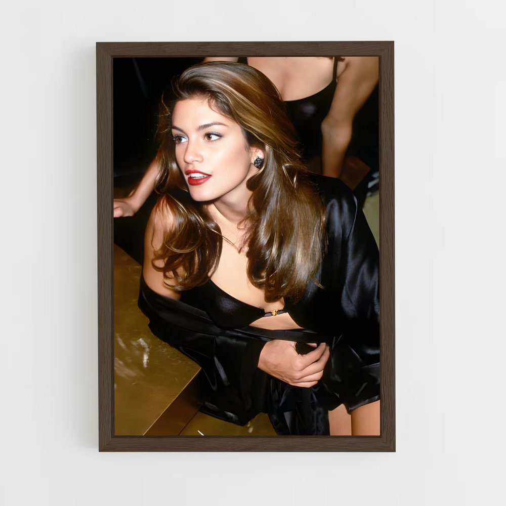 ap-cindy crawford-2 cadre Bois foncé