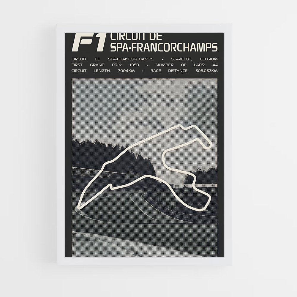ap-circuit de spa-francorchamps belgium-1 cadre Blanc