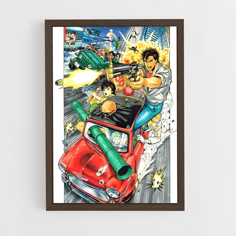 ap-city hunter-2 cadre Bois foncé