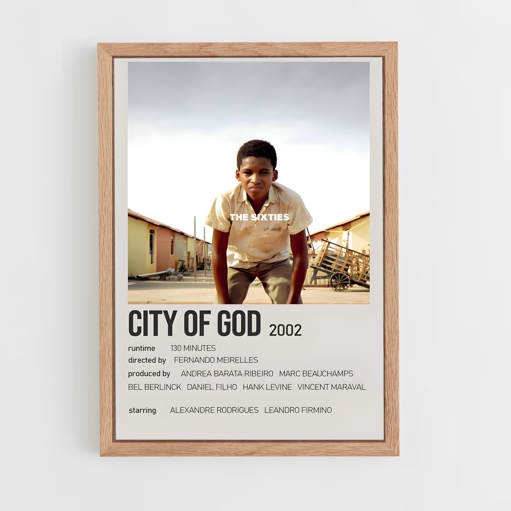 ap-city of god-2 cadre Bois clair