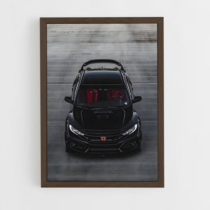 ap-civic type r-1 cadre Bois foncé