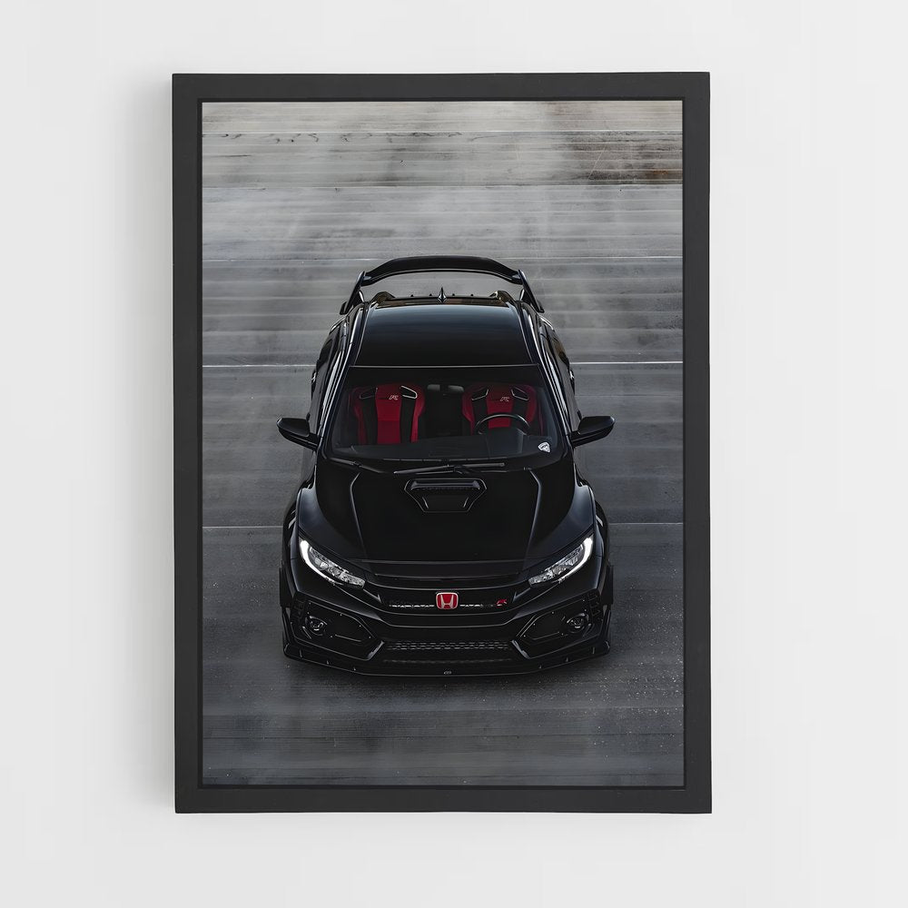 ap-civic type r-1 cadre Noir
