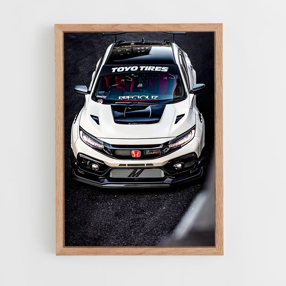 ap-civic type r fk8-1 cadre Bois clair
