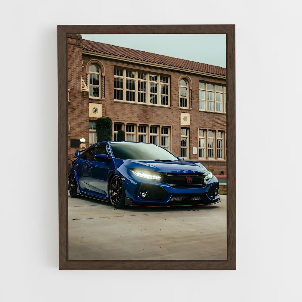 ap-civic type r fk8-4 cadre Bois foncé