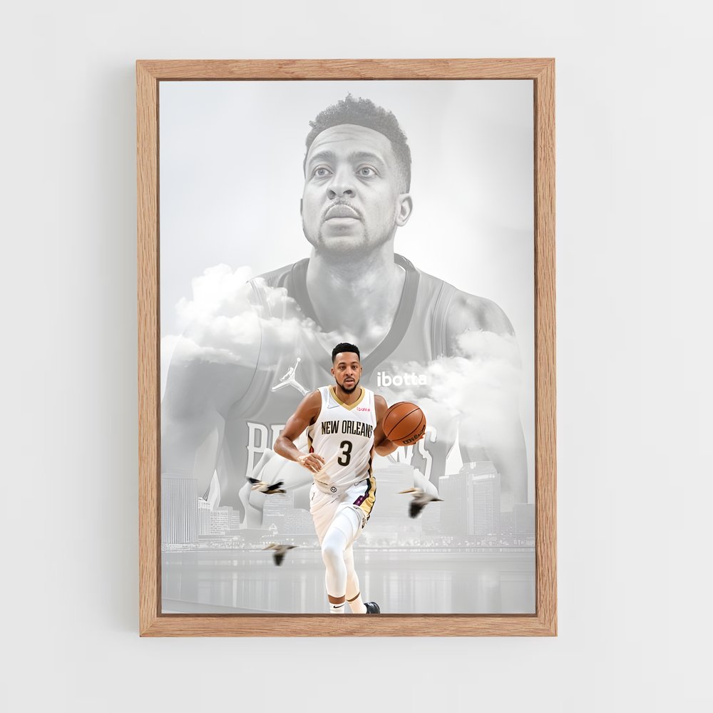 ap-cj mccollum-14 cadre Bois clair