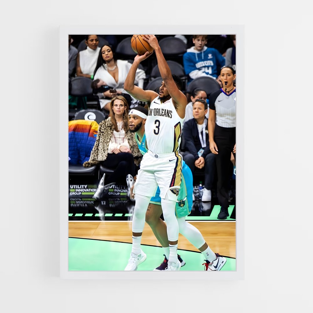 ap-cj mccollum-15 cadre Blanc