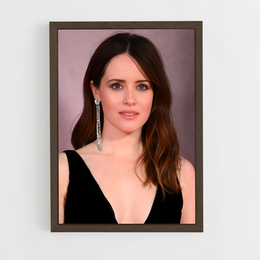 ap-claire foy-2 cadre Bois foncé