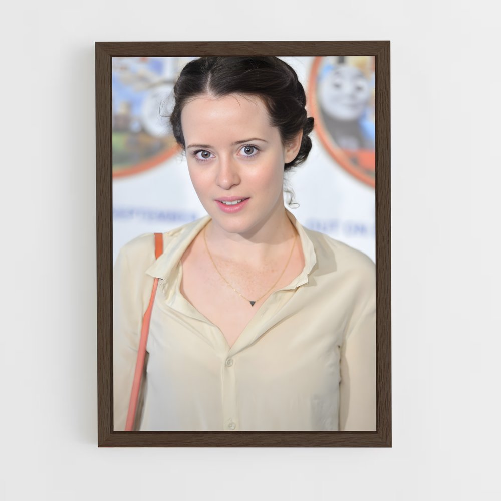 ap-claire foy-7 cadre Bois foncé