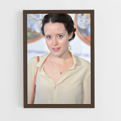 ap-claire foy-7 cadre Bois foncé