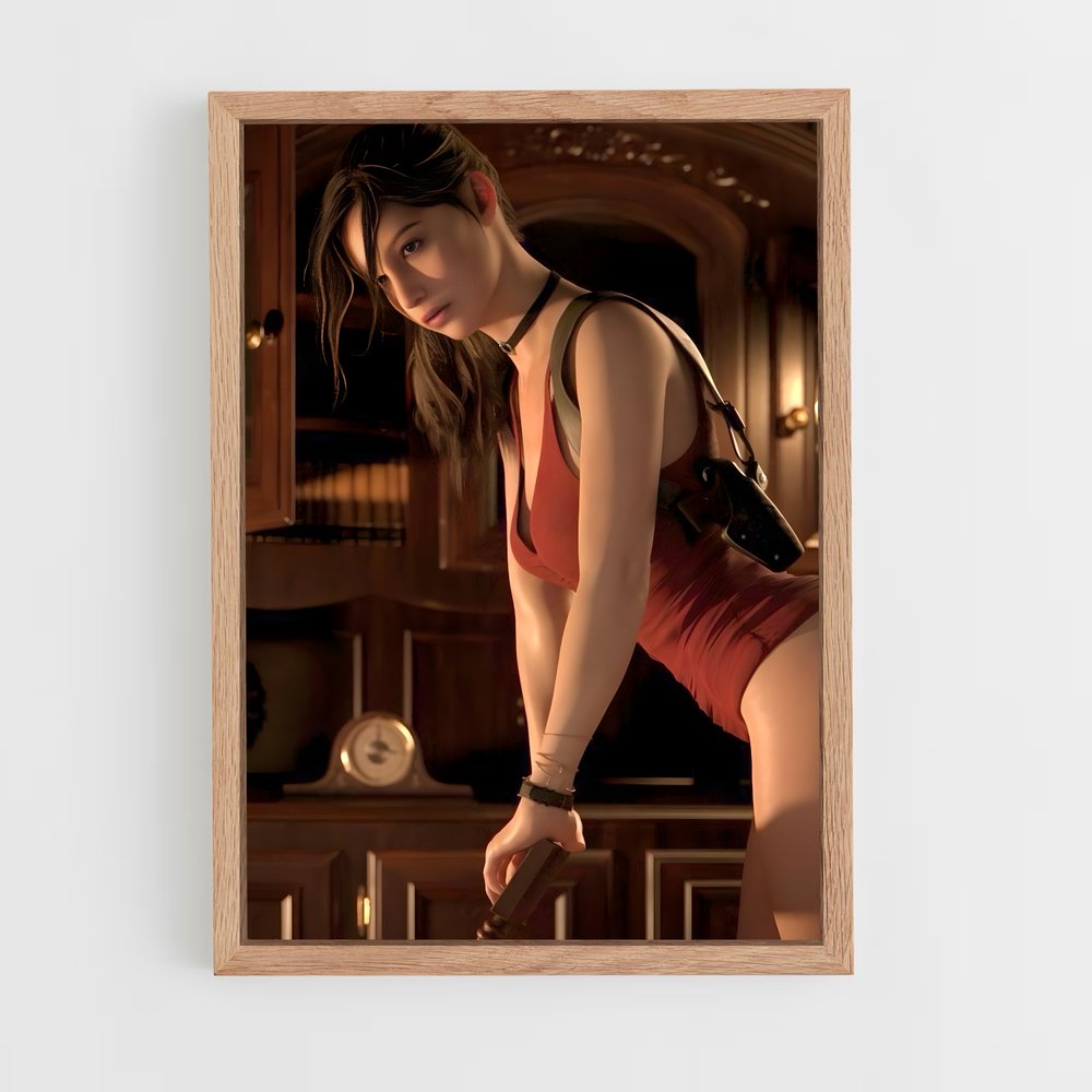 ap-claire redfield-7 cadre Bois clair